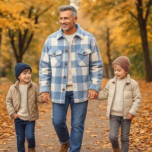 Member’s Mark Plaid Shacket XXL | Unisex Oversized Shirt Jacket